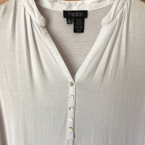 Mixed Media High Low Knit Blouse - Picture 3 of 6